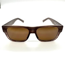 Maui Jim KEAHI H873-10 - Brown Stripes Frame / HCL Bronze Lens