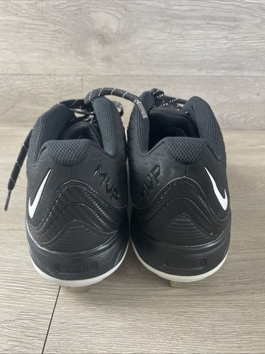 New Nike Air MVP Pro Metal II Baseball Cleats 684685-010 Black Size 10 - Picture 3 of 7