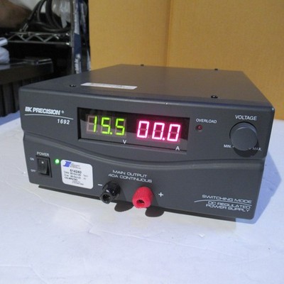 BK Precision 1692 DC Power Supply 3-15 VDC 40A continuous, Tested and Functional