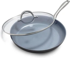  Lima Hard Anodized 12" Frying Pan Skillet with Lid