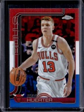 2025-26 Topps Chrome Kevin Huerter Red, White & Blue Refractor #43 Bulls