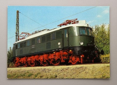 Postkarte AK - Elektr. Schnellzuglok E 218 019-8, Verkehrsmuseum Dresden, 1981