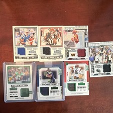 Panini NFL Rookie Ticket Card Lot 2023 7 Cards Wilson Downs Brown Daniels