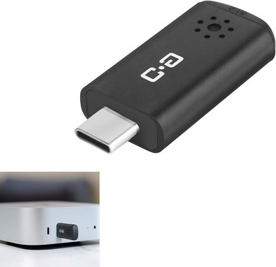 USB C Mini Microphone for Mac mini M4/M4 Pro & MacBook | Plug-and-Play Condenser