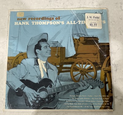 Hank Thompson    New Recordings Of Hank Thompson's All-Time Hits Vinyl, LP 