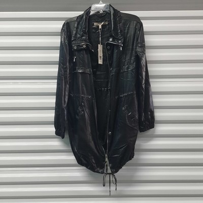 Star Crossed Lovers Women's Jacket Small Black Lightweight Oversized Whimsygoth