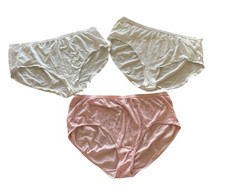 Vintage Lot Hanes White Panties Size 10 New Without Tags Underwear Sleep Women