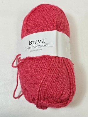 Rouge Pink Knit Picks Brava 100g Worsted Weight 100% Acrylic