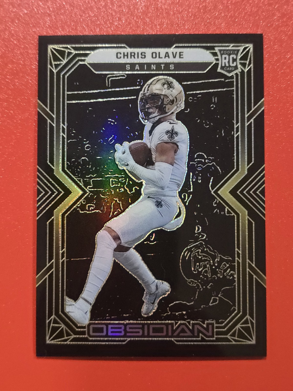 2022 Panini Obsidian Chris Olave 113 Electric Etch Yellow /25