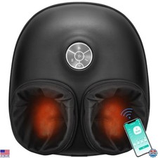 Medcursor Shiatsu Foot Massager with Heat - Deep Kneading, Air Compression,