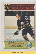 1975-76 O-Pee-Chee Rene Robert #296 READ 0i7