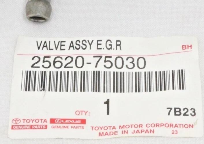 Válvula EGR 25620-75030 genuina Toyota T100 Tacoma OEM Foto 2 de 2