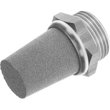 1pk FESTO CORPORATION AMTE-M-LH-G18 Silencer, G 1/8 Thread, 76 dBA, Brass b