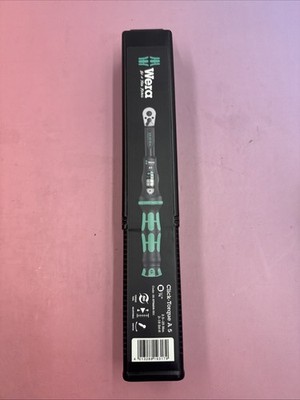 WERA Click-Torque A 5 1/4'' Drehmomentschlüssel mit Umschaltknarre (05075604001)
