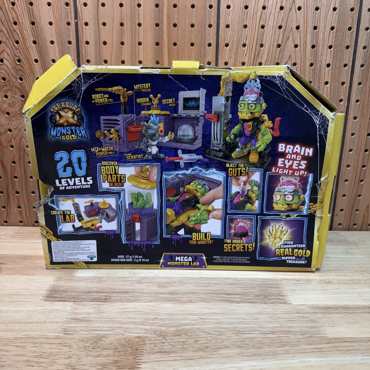Treasure X Monsters Gold Mega Monster Lab Playset Toy - USED | eBay