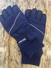NEW LANDS END Kids Expedition Winter Warm Gloves Large 6 1/2 - 6 3/4 Blue