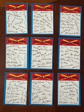 1973 TOPPS BASEBALL COMPLETE BLUE TEAM CHECKLIST SET UNMARKED, EX CONDITION