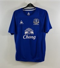 Everton Home Football Shirt 2010/11 Adults Large Le Coq Sportif I67