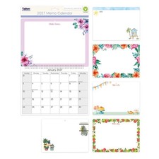 2027 Monthly Memo Board Wall Calendar Family Organiser White Board & Pen