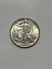 1944-P Philadelphia Walking Liberty Half Dollar, US 50c Silver Coin BU MS UNC