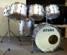 80er Jahre Drumset neu aufgebaut