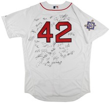 2018 Boston Red Sox World Series Champs Team Signed Jersey MLB Authentic Holo