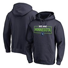 Men's Navy Minnesota Timberwolves We Are Iconic Collection Pullover Hoodie