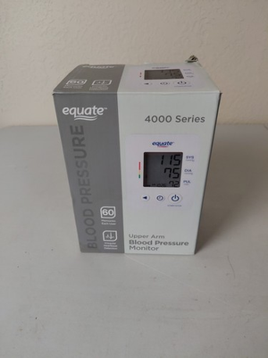 #ad Equate Upper Arm Blood Pressure Monitor 4000 Series Tested Working $12.00