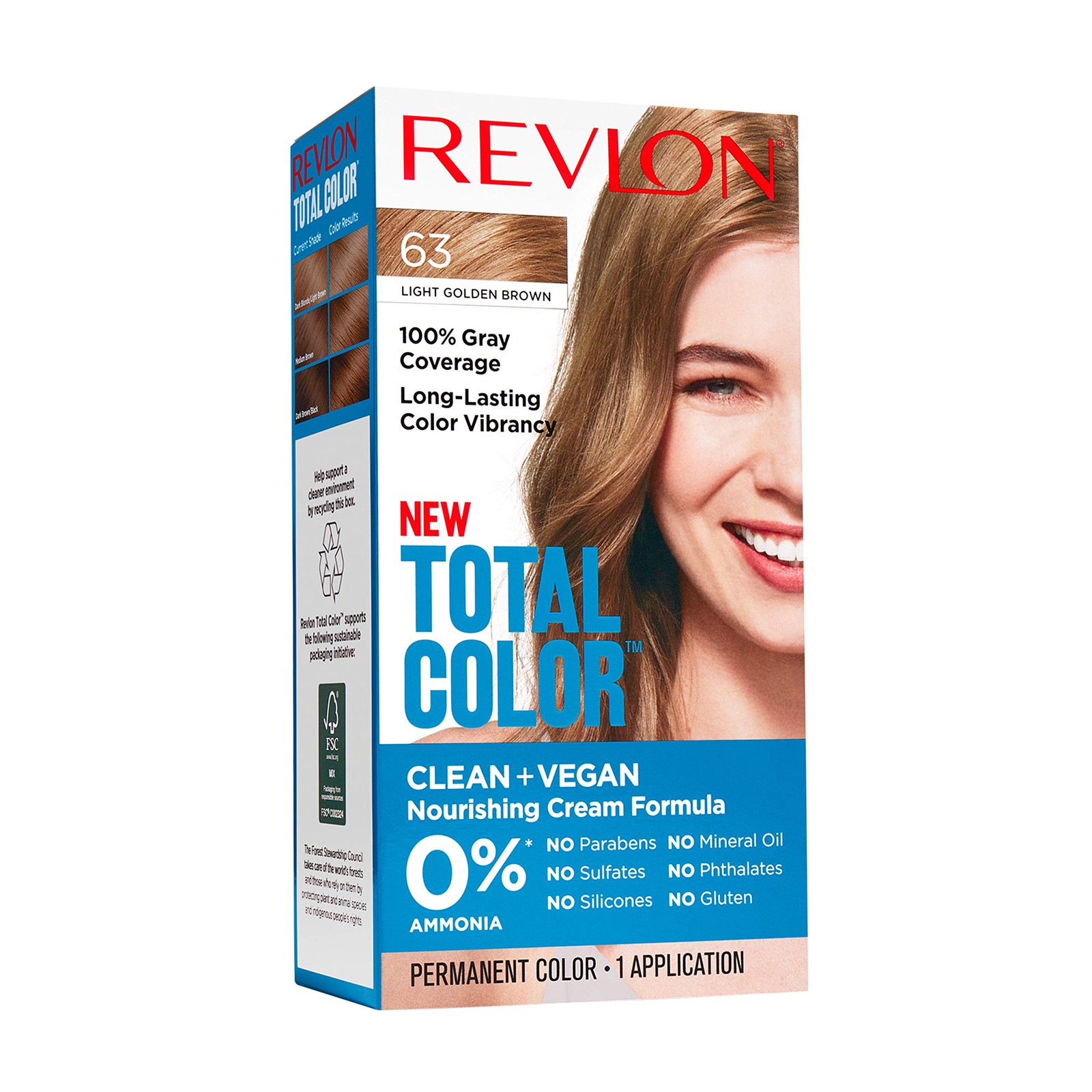 63 Light Golden Brown 3.5 Oz Vegan Gray Coverage