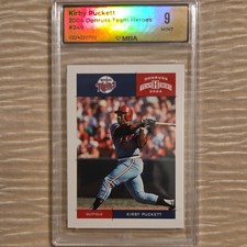 2004 Donruss Team Heroes #249 Kirby Puckett MBA 9 Minnesota Twins Baseball Card