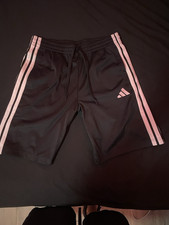 adidas Men s Black Athletic Shorts L Polyester
