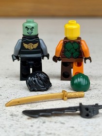 LEGO Ninjago Cole Skybound Ghost Hair (njo242) & Bucko (njo196) Minifigs - 70593
