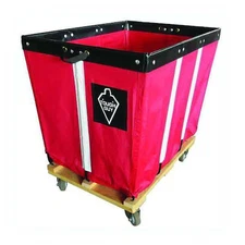 Tough Guy 33W312 Basket Truck, 12 Bu. Cap., Red, 36 In. L