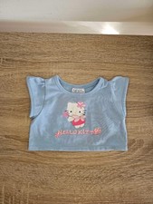 Build A Bear Workshop Hello Kitty Sanrio Blue Shirt Top RARE 2007 HTF