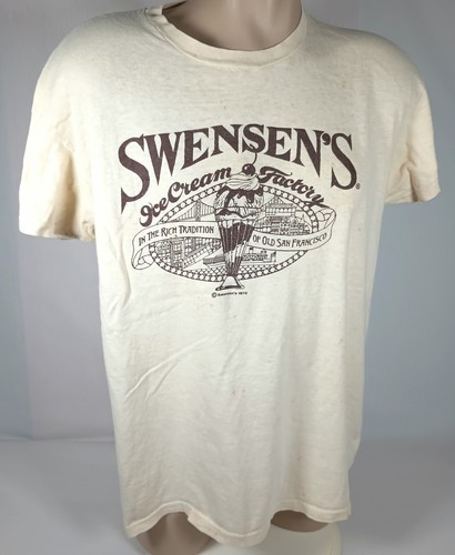 Vintage 1976 Swensen's Ice Cream Factory San Francisco, Dynamite T-Shirts XL Tee