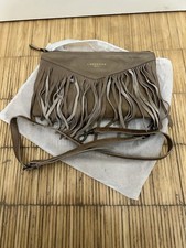 Liebeskind Berlin Clutch mit Fransen GoldBraun Metallic Vintage