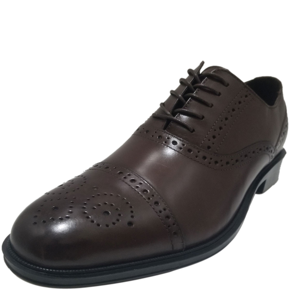 SAOLA Oxford Kenneth Cole Reaction da uomo in pelle Zac marrone 11 5 m prezzo al pubblico 120 nuove