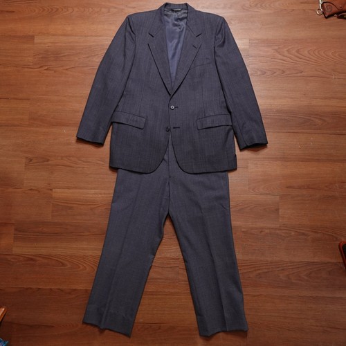 Lanvin, Vintage Lanvin Paris Wool Check Suit Jacket 46 & Unbranded Vtg Pants Made In USA