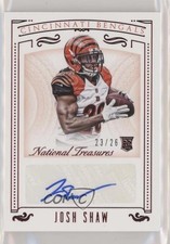 2015 Panini National Treasures Jersey Number Red 23/26 Josh Shaw #172 Auto 0c2