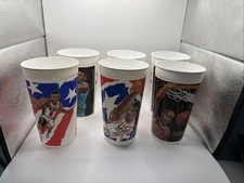 Vintage 1994-95 McDonald’s Lot Of 6 Basketball Cups MICHAEL JORDAN BARKLEY