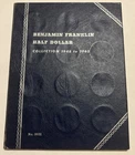 1948 - 1963 - 20 TOTAL BEN FRANKLIN 90% SILVER HALF DOLLARS COLLECTION W/FOLDER