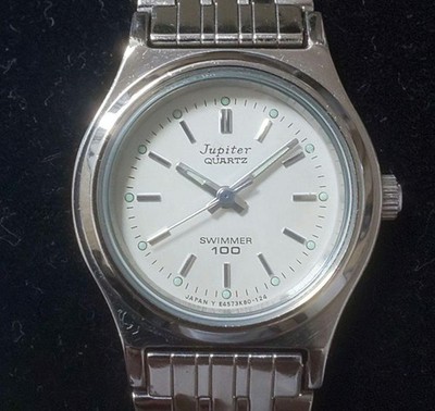 Orient Jupiter Swimmer Ladies Quartz Timepiece Vintage Authentic Genuine Rare