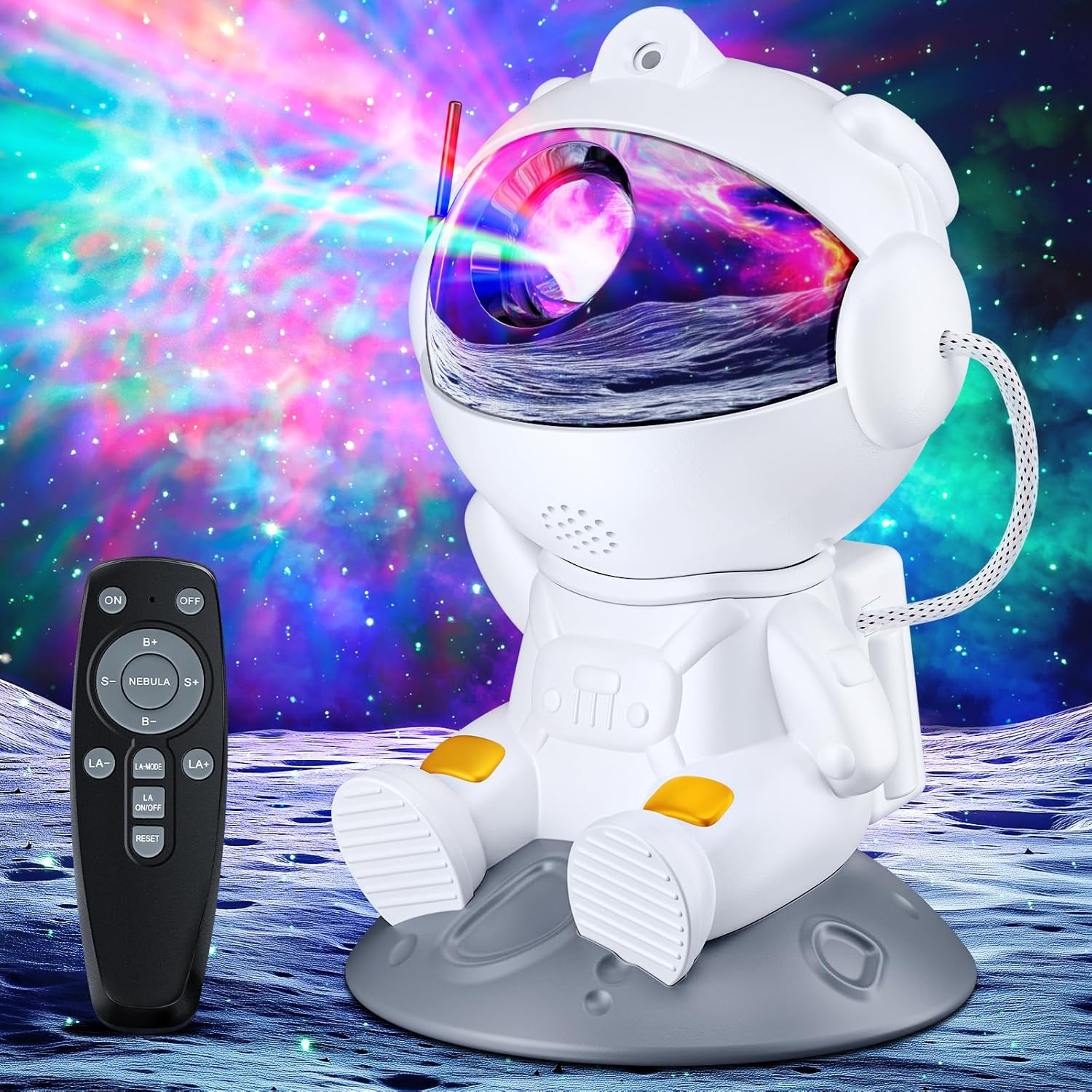 Miglior Proiettore Stelle per Bambini: Lampada Astronauta con Timer