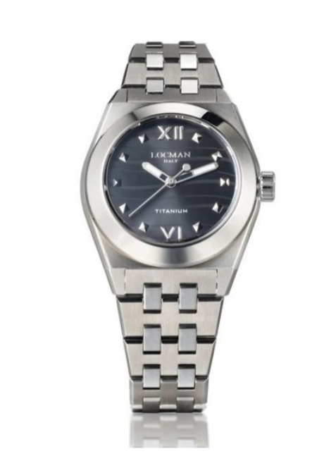 Orologio Locman Donna Nuovo Stealth Titanio in Titanio 0225T01A-00BKNKB0
