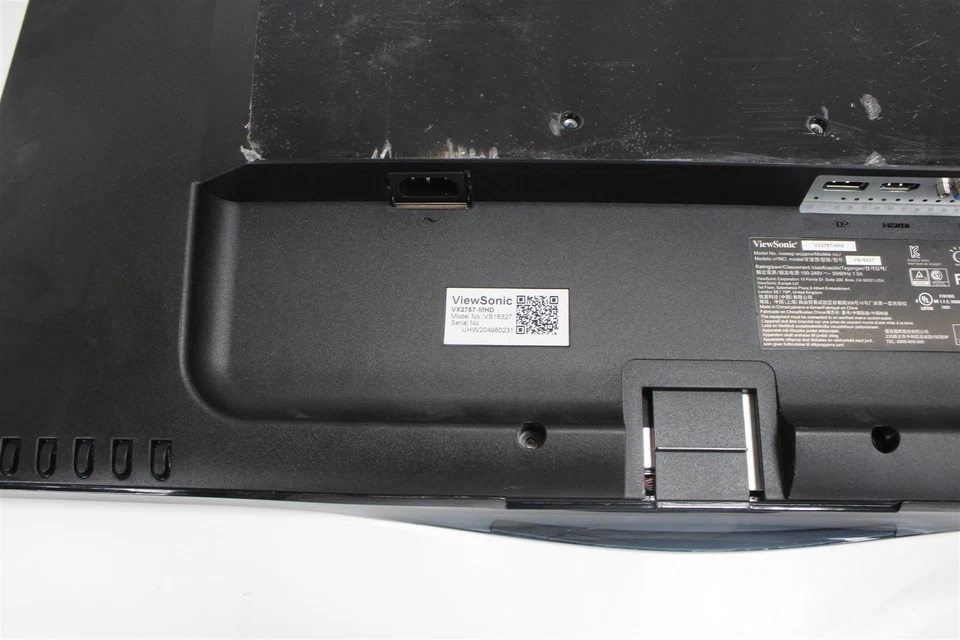 ViewSonic VX2757-mhd 27” LED Monitor TN Panel 1080p DisplayPort VGA Black - Image 4 of 4