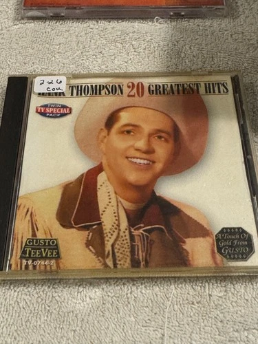 20 Greatest Hits - Hank Thompson CD - VERY GOOD CONDITION!!!