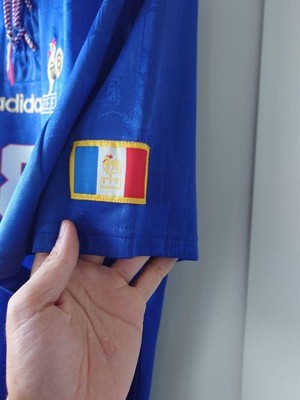 【レア】96年　フランス代表　サッカーユニフォーム　アディダス製　背番号8 France National Team Soccer Jersey 1996 adidas Number 8 Desailly
