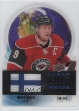 2012-13 Upper Deck Clear Cut Pride Finland 46/100 Mikko Koivu #FIN-3 0c3