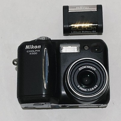 Nicon COOLPIX 4300 デジタルカメラ ブラック リチウムイオン Nikon COOLPIX 4300 Digital Camera Tested 4MP Compact Black
