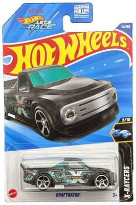 Hot Wheels 2025 HW X-Racers 2/10 Black Draftnator Hot Wheels Let's Race